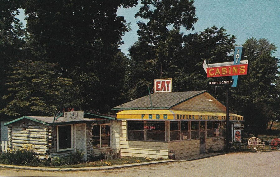 101 Ranch Motel and Restaurant - Vintage Postcard (newer photo)